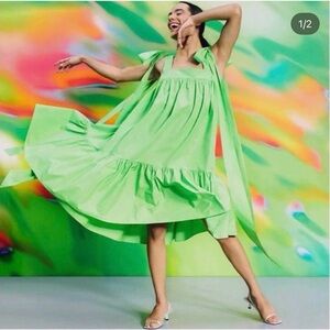 Target Vibrant Green Mini Dress